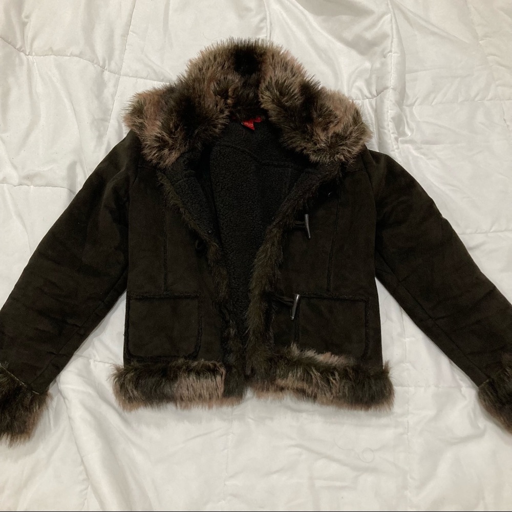 faux fur jacket